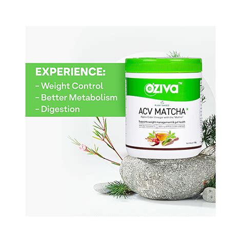 OZiva Plant Based ACV Matcha (With Apple Cider Vinegar) For Weight Loss ...
