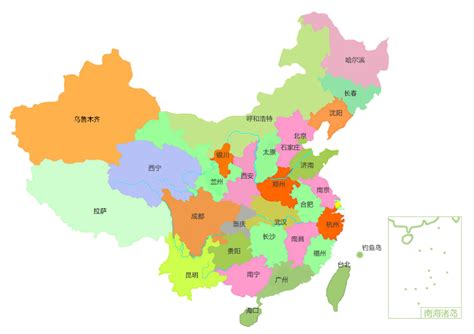 中国地图元素免费下载设计模板素材