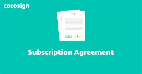 Image result for Subscription Agreement Example Website