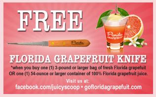 Fresh Grapefruit & Grapefruit Juice Coupon & Rebate! :: Southern Savers