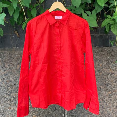 Buy Summer Tomato Red Shirt For Women Online – The Sass Project