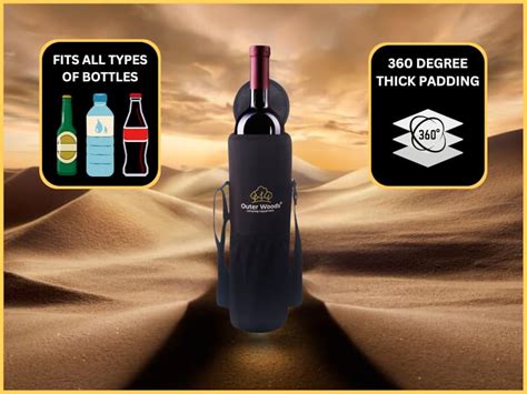 Buy Outer Woods Insulated 1 Bottle Bag | Water Bottle Bag | Wine Cooler ...
