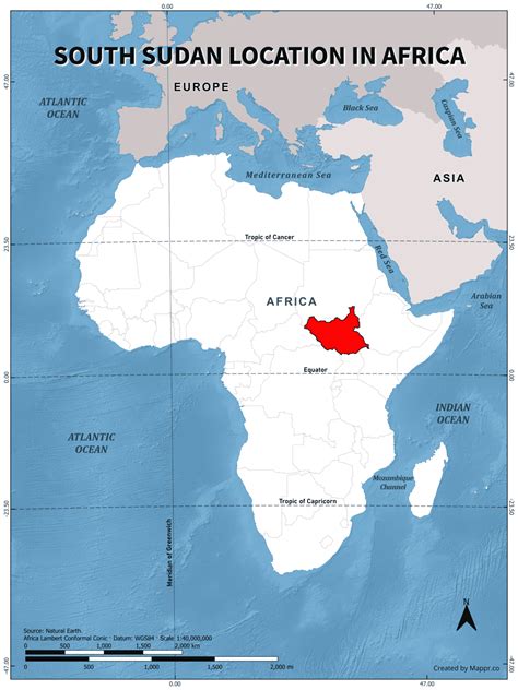 South Sudan Maps | Mappr