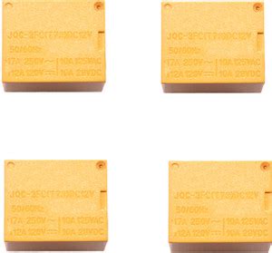 Ovicart 12v Relay JQC - 3FC (T73) DC12v 5 Pin Solder Type Pack of 4 ...