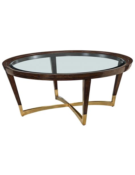 Perfectly modern oval coffee table