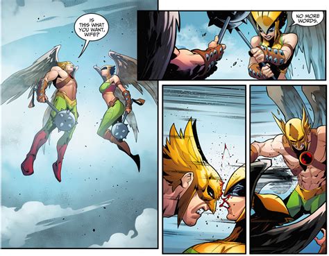 Hawkgirl And Hawkman