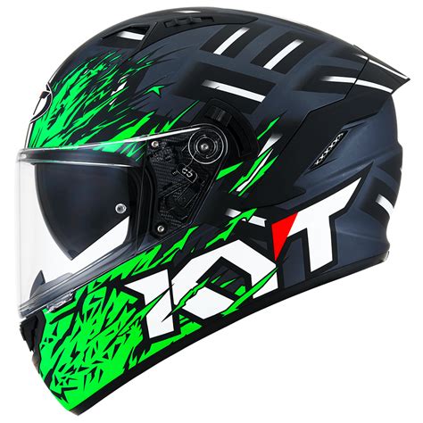 KYT NFR Flaming Matt Grey Green Helmet– Moto Central