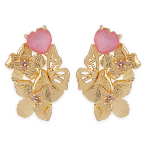 Love Paradise Floral Butterfly Studs – VOYLLA