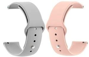 BLACK LOVIES 20mm Soft Silicon Smartwatch Strap Compatible With AMAZE ...