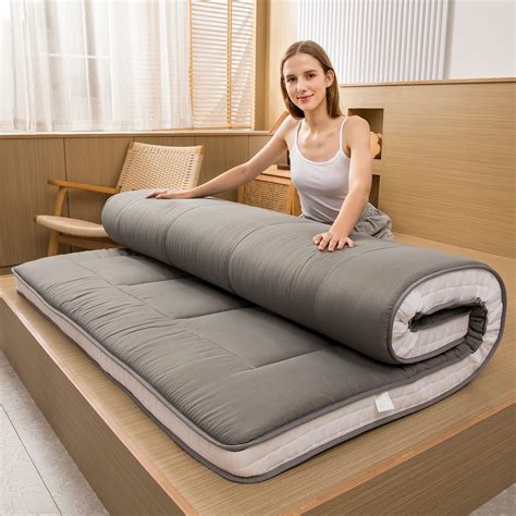 MAXYOYO Futon Mattress, Padded Japanese Floor Mattress Quilted Bed ...