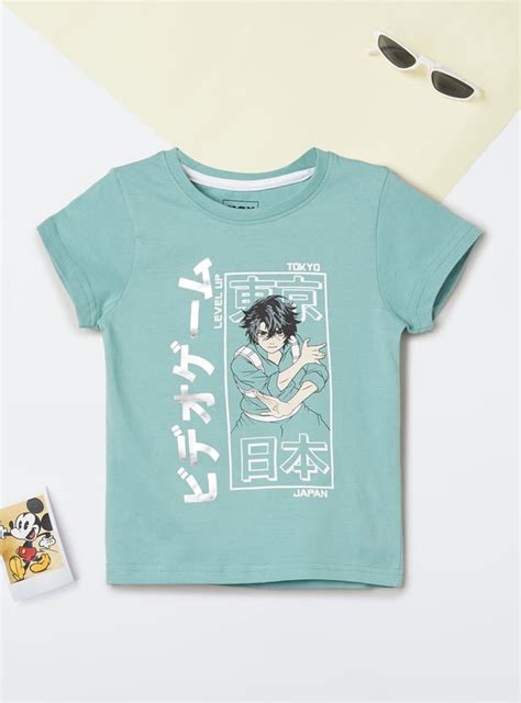 Buy Boys Manga Tokyo Life Print T-shirt Online at just Rs. 199.0 ...