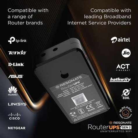Buy RESONATE RouterUPS Classic UPS (Up to 4 Hour Power Backup, CRU12V2A ...