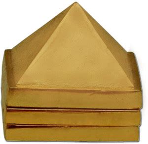 Divya Mantra Vastu Wish Multilayered 1.5 Inches Zinc Pyramid (Set Of 3 ...