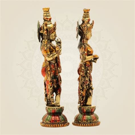 Buy Brass Radha Krishna Idol - Made By Skilled Artisans