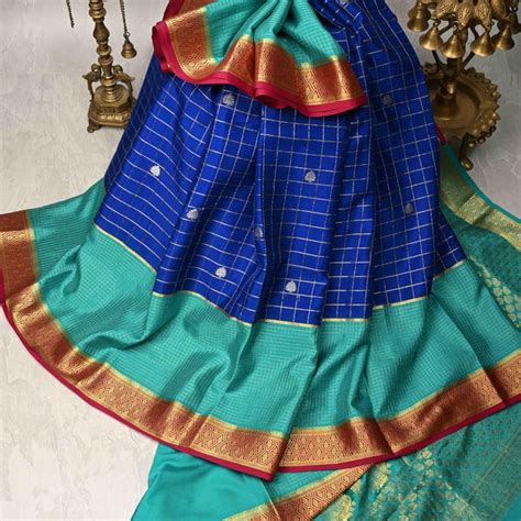 Buy Ksic Mysore Silk Saree Online In India - Etsy India