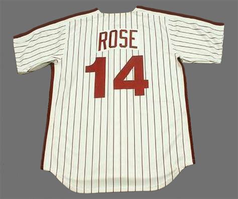 PETE ROSE | Philadelphia Phillies 1980 Home Majestic Throwback Baseball ...