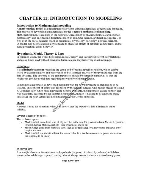 Introduction to Modelling 的图像结果