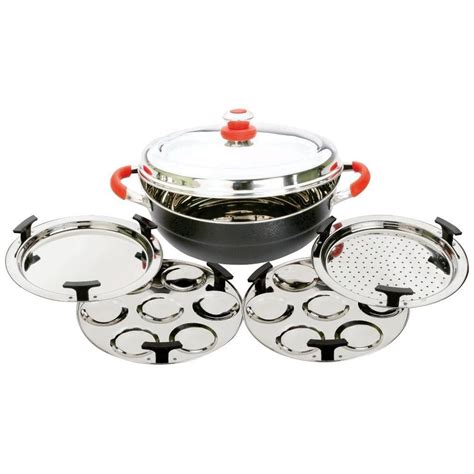 Buy PNB 5 Ltr Induction Base Multi-Utility Kadhai with 5 Attachments ...