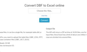 Convert .dbf to Excel 的图像结果