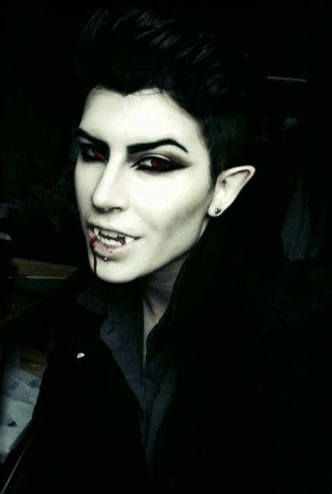 emo vampire makeup