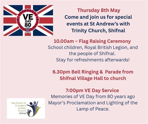 VE Day 80, St Andrew's Church Shifnal, Telford, 8 May 2025 | AllEvents