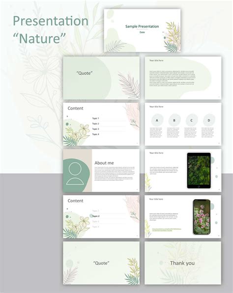 Nature PowerPoint Slides Design 的图像结果