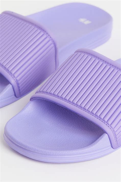 Pool slides - Purple - Men | H&M IN