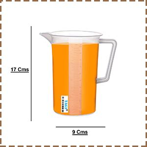 Buy TAG3 ® Polycarbonate Unbreakable Measure Jar for Kitchen Cooking ...
