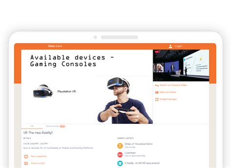 Live-Stream Integration | SlideLizard®