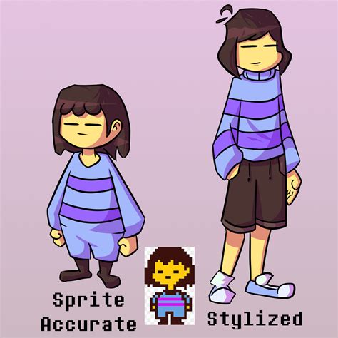 Frisk in 2 styles, created by me. Hope this gets more than 10 upvotes : r/Undertale