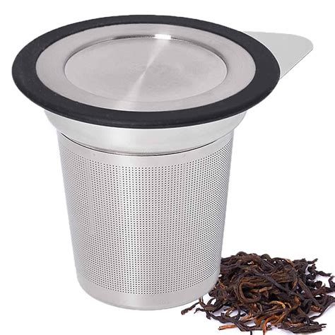 Tea Filter for Loose Leaf Tea and Coffee, Fine Single Mesh Steeping ...