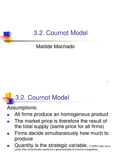 Image result for Cournot Model Explained