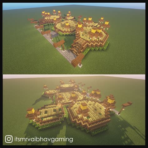 Minecraft Wheat Farm Design