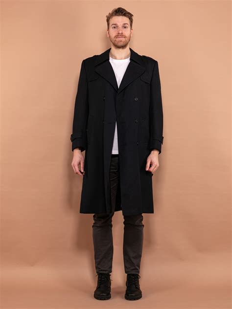 Online Vintage Store | 90's Men Wool Blend Coat | Northern Grip ...
