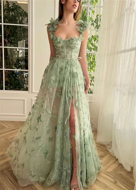 Light Green Ball Gown