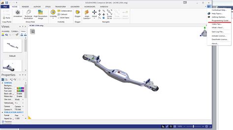 SOLIDWORKS Composer 2017 API enhancements for the Player