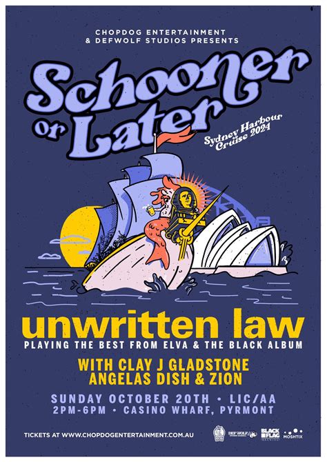 Unwritten Law on Schooner or Later Harbour Cruise | The Partae