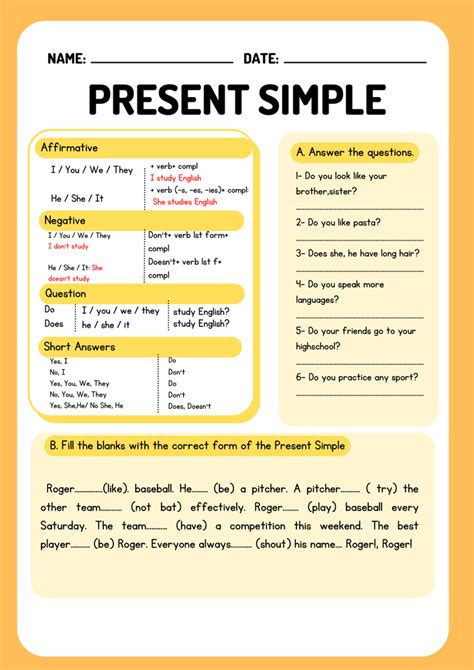 Image result for Present Simple Explicacion