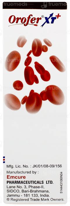 Orofer Xt Plus Suspension: Uses, Side Effects, Price & Substitutes