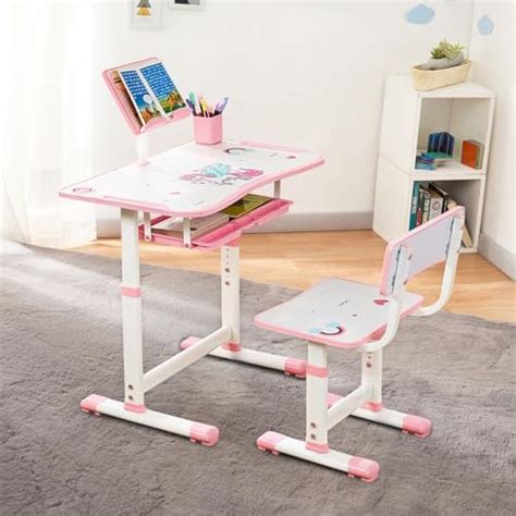 Buy Amazon Brand -Jam & Honey Kids Functional Desk and Chair Set,Height ...