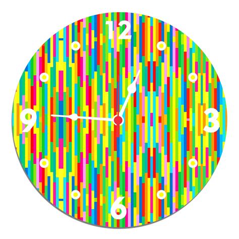 Buy Joho Soho Round Wall Clock for Living Room, MDF Wood Quartz Wall ...