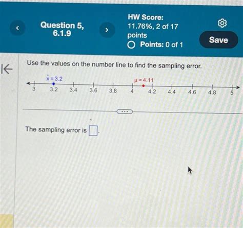 Image result for Sampling Error Number Line