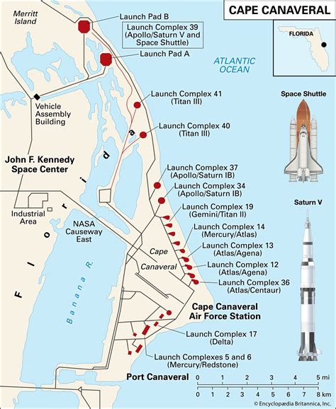 Port Canaveral Florida Map