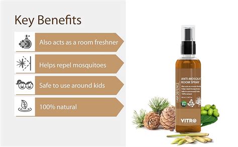 Vitro Anti Mosquito Room Spray 100ml | Mosquito Repellent & Room ...