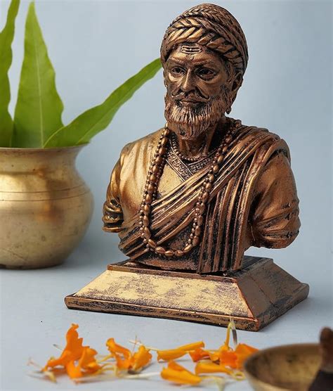 Buy SELVADECA Chhatrapati Shivaji Maharaj Statue for Table, Desk ...