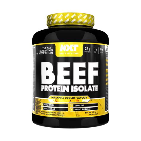 Nxt Nutrition Beef Protein Isolate Powder Protein Powder Alternative To ...