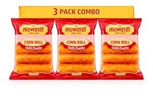 Corn Roll Thai Chilli (3 Pack of 90g) Spicy Pola Snacks | Corn Puff ...