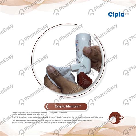 Foracort 200mcg Synchrobreathe With Dose Counter Box Of 120md Metered ...