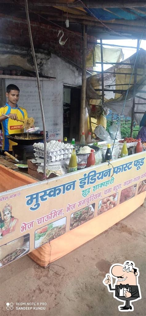 Menu at Muskan Indian Chinese fast food, India