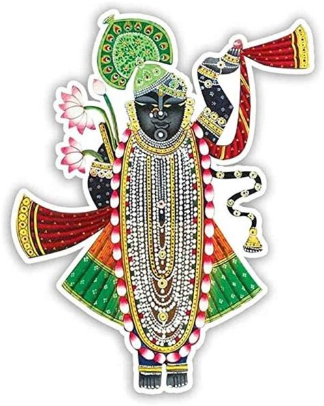 Craft Shop MDF Pichwai Shrinathji Cutout Design For-Big Size Pack of 12 ...